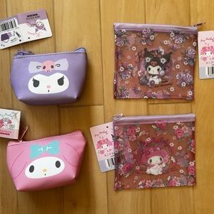 My Melody and Kuromi Pouch Bundle